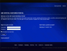 Tablet Screenshot of portal.gwcrystal.com